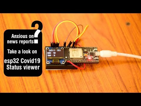 ESP32 COVID19 STATUS VIEWER