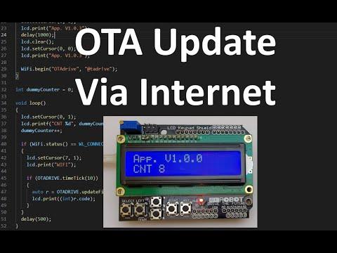 ESP32 OTA update via internet (once for ever)