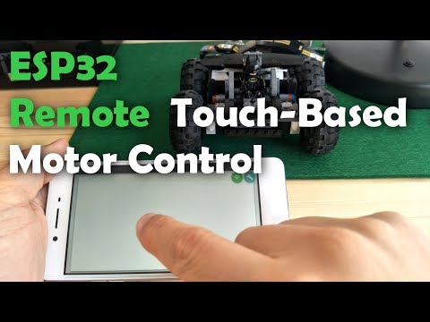 ESP32 Touch Based R/C Motor Control