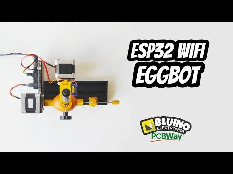 ESP32 Wifi Eggbot - Drawing Robot Plotter Pen