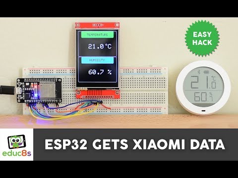 ESP32 Xiaomi Bluetooth Hack - Get data wirelessly