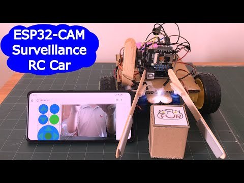 ESP32-CAM: Simple Surveillance RC Car