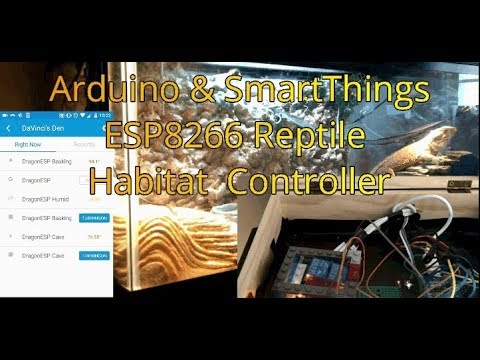 ESP8266/Arduino SmartThings Reptile Habitat Controller/Monitor