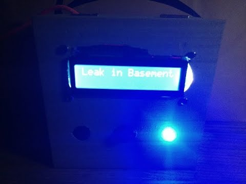 ESP8266/ESP01 Arduino  MQTT Leak Detector &amp;amp; Remote MQTT Alarm
