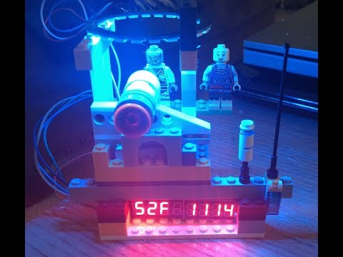 ESP8266 Arduino LCD NeoPixel Ring Time and Temp