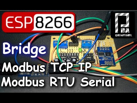 ESP8266 Bridge  Slave Modbus TCP - Slave Modbus RTU : PDA_Control