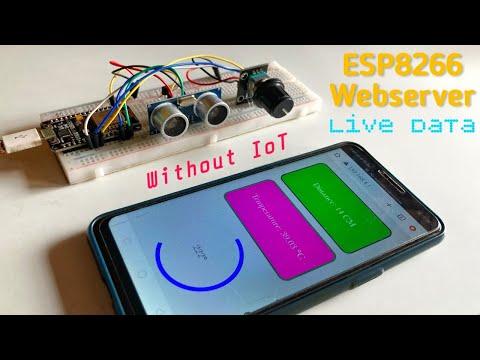 ESP8266 Live Sensor Data (Without IoT)