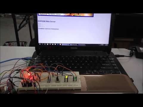 ESP8266 Webserver Demostration Video