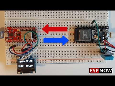 ESPNOW - Peer to Peer ESP32 &amp; ESP8266 Simple Wireless Communication Between Boards