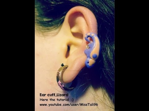 Ear cuff lizard - tutorial :)