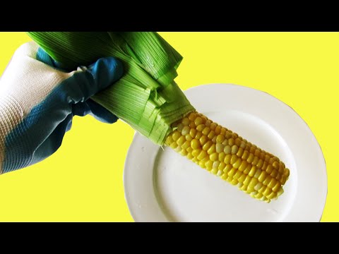 Easiest Way To Shuck a Corn | Microwave