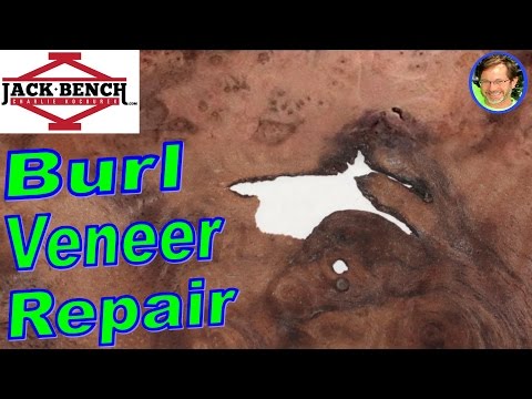 Easily Repair Damaged Burl and Figured Veneer