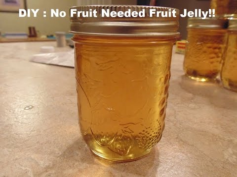 Easy &amp;quot;No Fruit Needed&amp;quot; Fruit Jelly!!