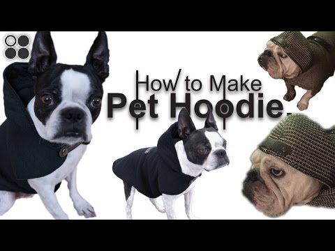 Easy DIY! Sew From Scratch - Pet Hoodie!