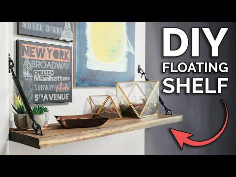 Easy DIY FLOATING SHELVES Super Strong | How To Woodworking