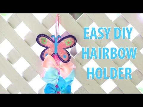 Easy DIY Hairbow Holder