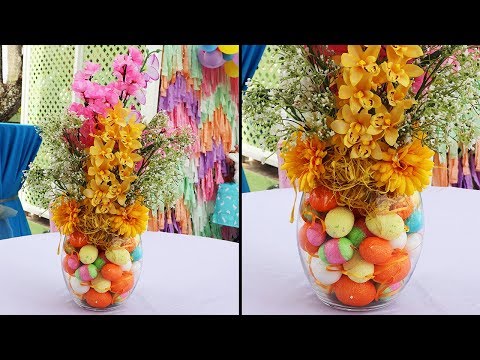 Easy Easter Floral Arrangement