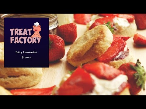 Easy Homemade Scones (No Egg) - Treat Factory