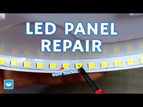 Easy LED Panel light repair and LED driver current optimization trick