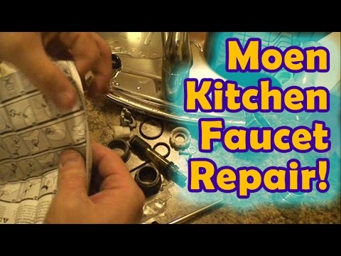 Easy Moen Leaking Kitchen Faucet Repair!