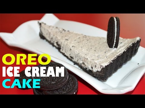 Easy Oreo Ice Cream Cake Tart - Homemade Oreo Ice cream Recipe