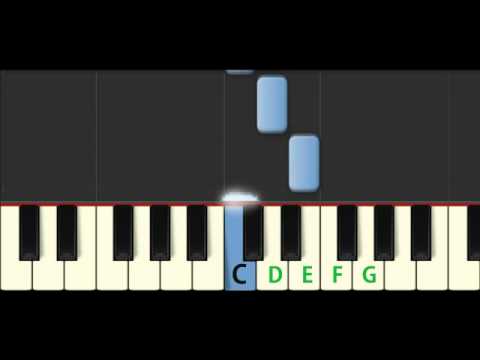 Easy Piano Tutorial: Hot Cross Buns