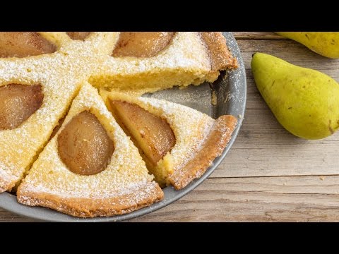 Easy Rustic Pear Frangipane Tart Recipe | HappyFoods