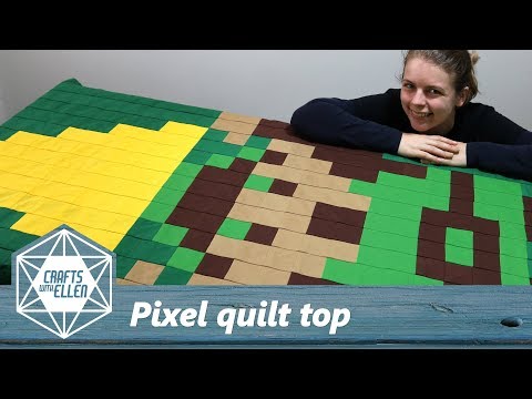 Easy Way To Make A Pixel Quilt Top | Sewing Tutorial