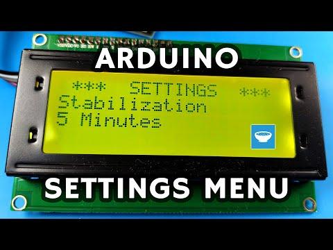 Easy and Simple Arduino Settings Menu - How to