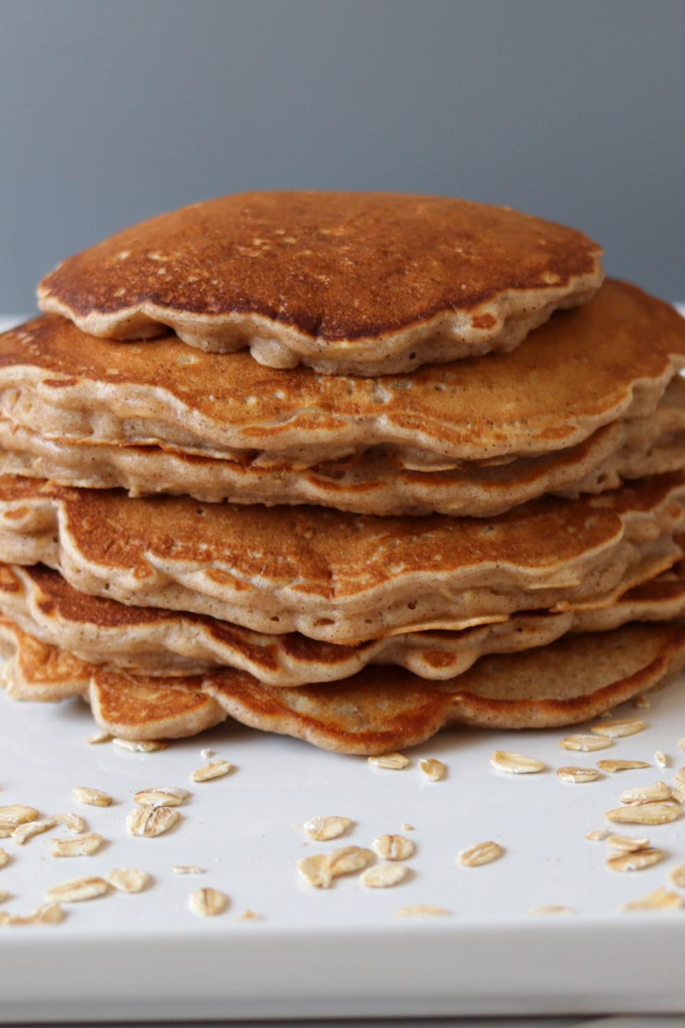 Easy homemade oatmeal pancakes Long.jpg