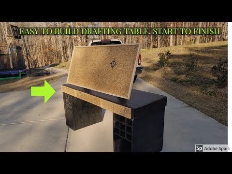 Easy to build Drafting table.