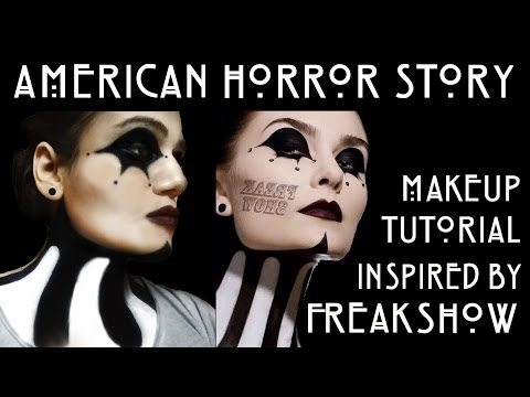 Easy to do Halloween makeup tutorial | American Horror Story, Freak show