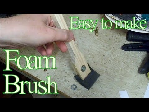 Easy to make foam brush