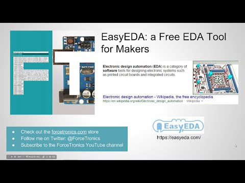 EasyEDA: a Free EDA Tool for Makers