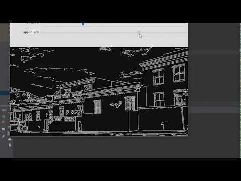 Edge detection in python using openCV -HM