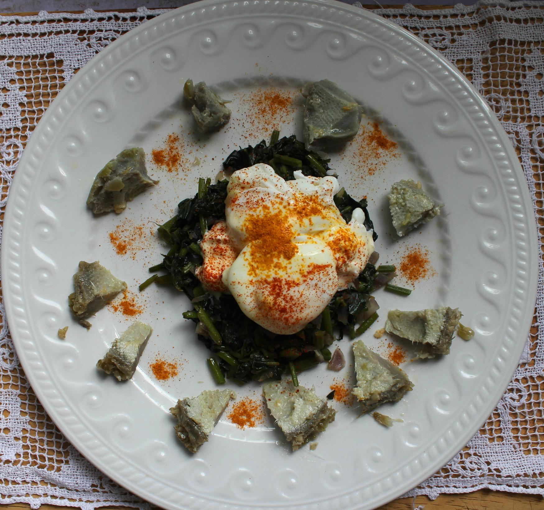 Eggs Florentine top view.JPG