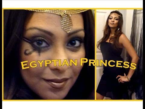 Egyptian Princess Makeup and Costume DIY