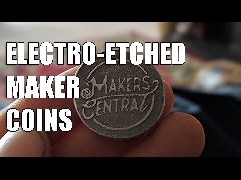 Electro-etching Aluminium Coins
