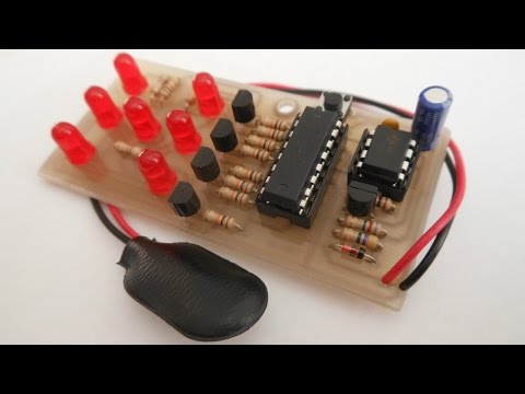 Electronic Dice(with slowdown) - NE555 &amp;amp; CD4017