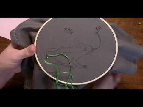 Electronic Frog &amp;amp; Firefly Embroidery (2009) // Becky Stern