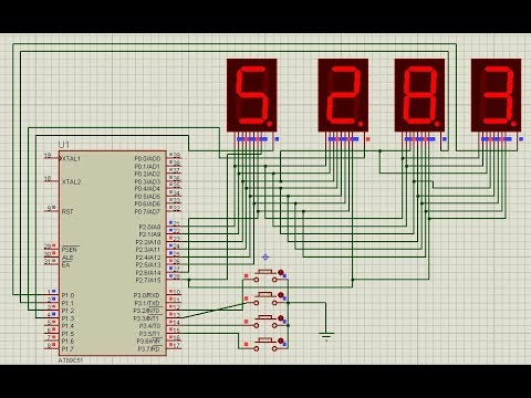 Electronic Voting Machine Using 8051 microcontroller with 7 segment display