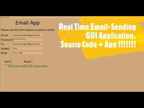 Email-Sender Gui using Python !