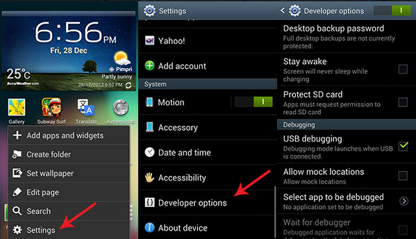 Enable USB Debugging Android Honeycomb Android ICS.png