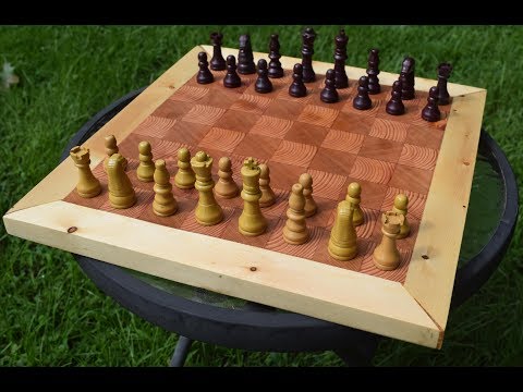 End Grain Chess Board