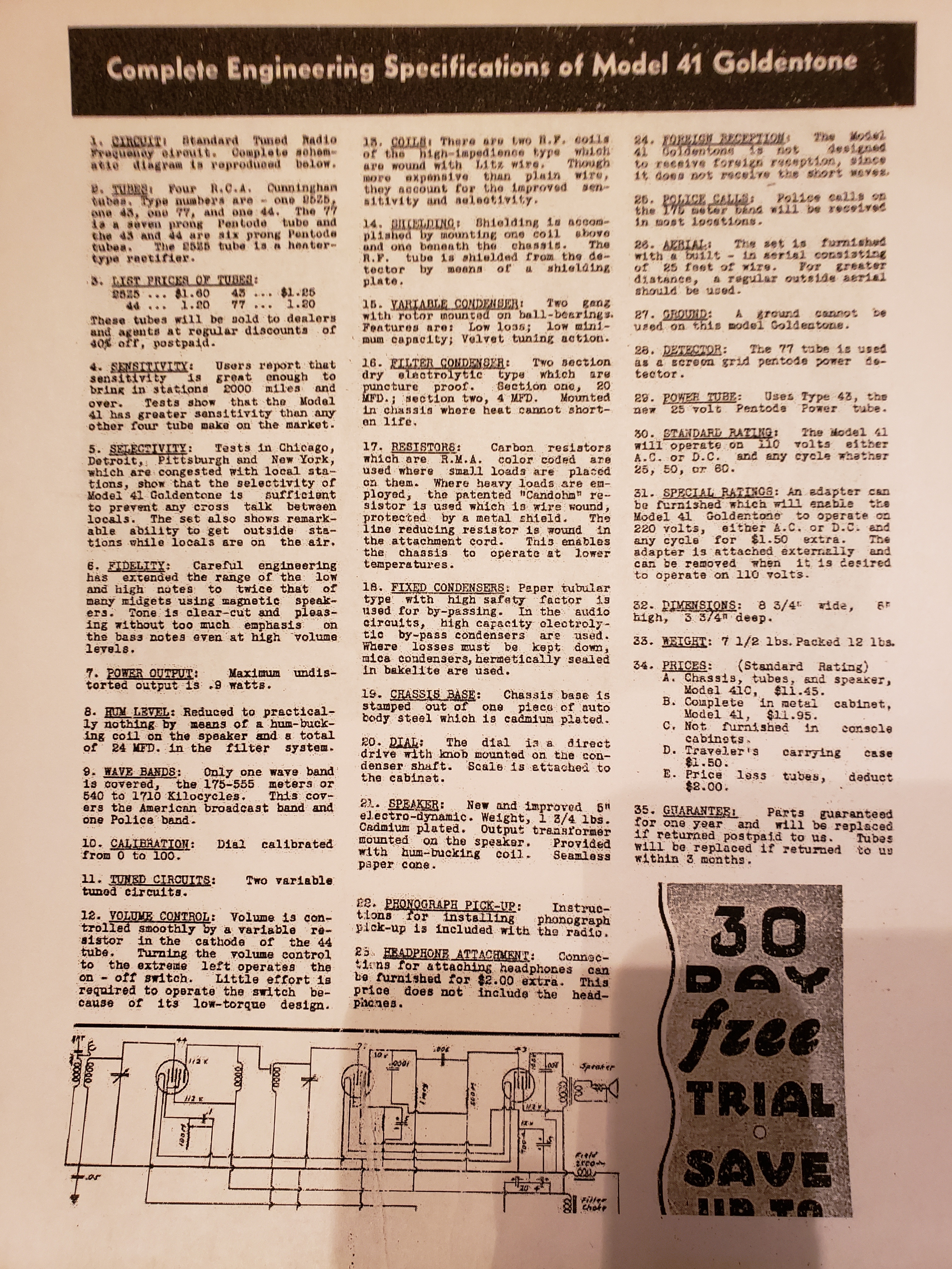 Engineering Specs of Goldentone model 41.jpg