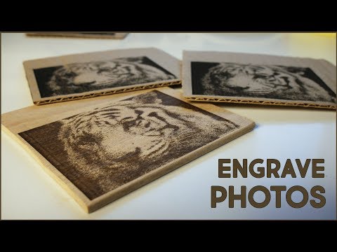 Engrave Grayscale Pictures On Wood