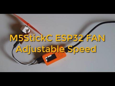 Enjoy Your Cool Summer With a M5StickC ESP32 Fan - Adjustable Speed