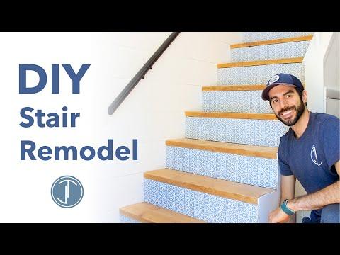 Entryway &amp;amp; Stairs Remodel - DIY Renovation