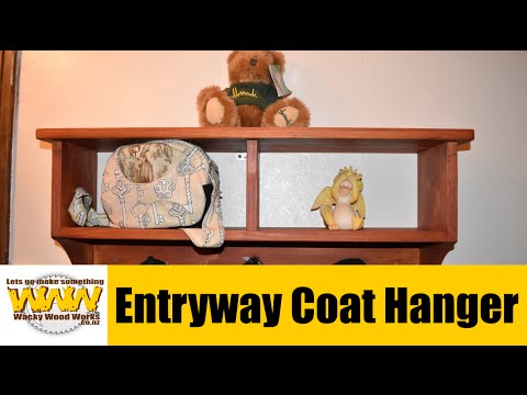 Entryway Coat Hanger - Off the cuff- Wacky Wood Works