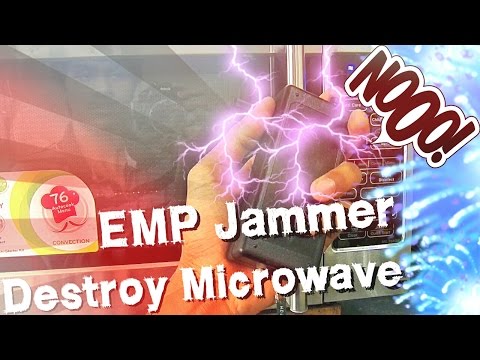 Epic Microwave Explosion EMP Jammer 2015